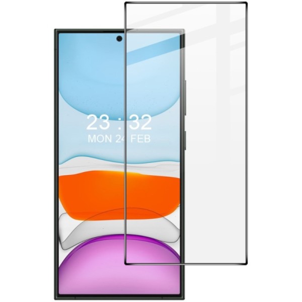 "IMAK" Tempered Glass täielik katvus kaitsev ekraaniklaas - must (Galaxy S24 Ultra)