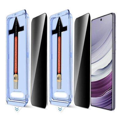 Samsung Galaxy S25 Ultra "Leyong" Tempered Glass privaatsusega täiustatud kaitse must täiskattega kaitseklaas | Priedai.lt