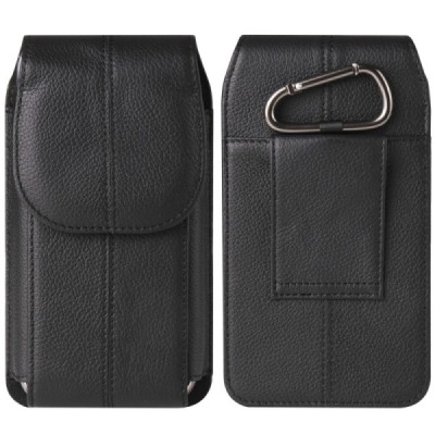 "Longshengi" Carabiner universaalne vertikaalne vööümbris - must (XL+ suurus) | Priedai.lt