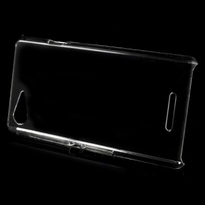 Sony Xperia E3 plastikinis skaidrus (permatomas) dėklas - nugarėlė / Priedai.lt