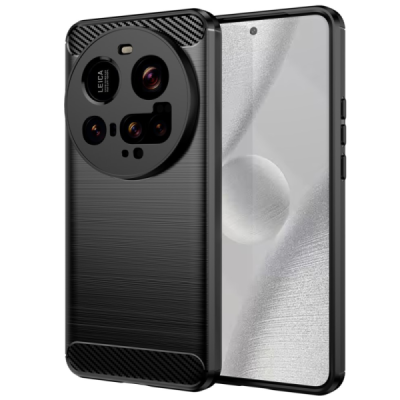 Xiaomi 15 Ultra "Carbon" kõva silikoon (TPU) tagakaane must - ümbris | Priedai.lt