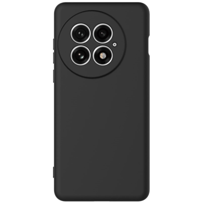 OnePlus 13 "Shell" kõva silikoon (TPU) tagakaane must - ümbris | Priedai.lt