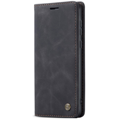 OnePlus 13 CaseMe Retro tahke nahk kaaned - must | Priedai.lt