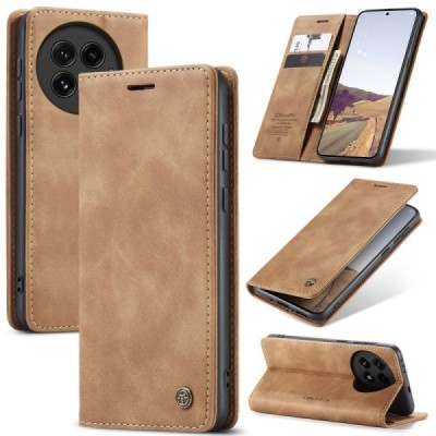 OnePlus 13 CaseMe Retro tahke nahk kaaned - helepruun | Priedai.lt