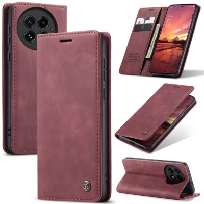 OnePlus 13 CaseMe Retro tahke nahk kaaned - burgundia | Priedai.lt