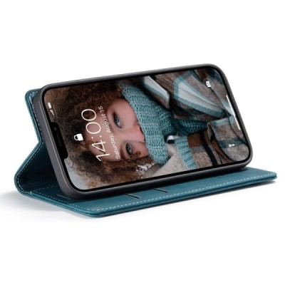 Apple iPhone 13 CaseMe Retro tahke nahk kaaned - roheline | Priedai.lt