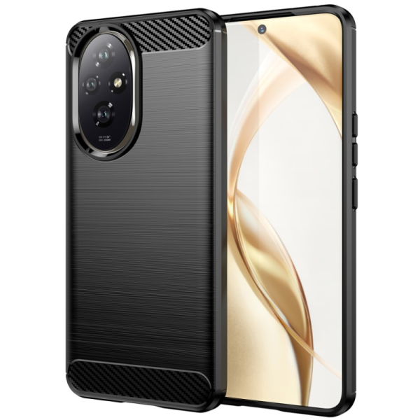 "AILES" Carbon kõva silikoon (TPU) ümbris – must (Honor 200 5G)
