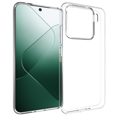 Xiaomi 15 kõva silikoon (TPU) tagakaane läbipaistev - ümbris | Priedai.lt