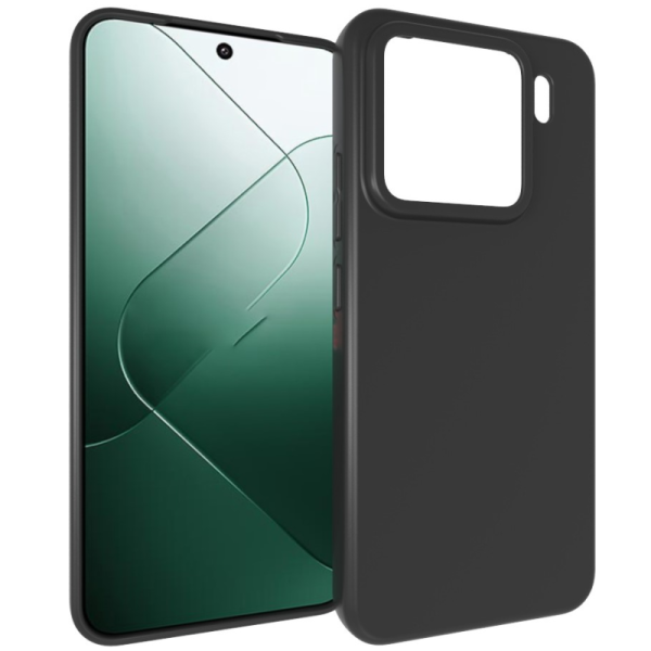 „Xhomet“ Kõva silikoon (TPU) ümbris – must (Xiaomi 15)