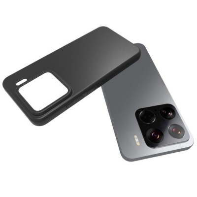 Xiaomi 15 kõva silikoon (TPU) tagakaane must - ümbris | Priedai.lt
