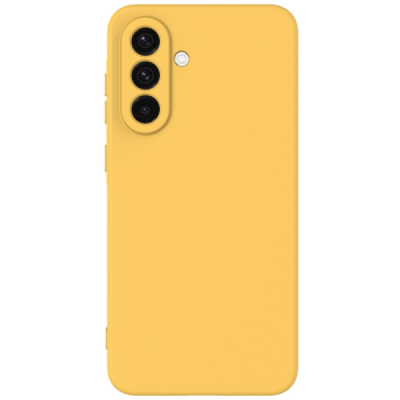 Samsung Galaxy A26 "Shell" kõva silikoon (TPU) tagakaane kollane - ümbris | Priedai.lt