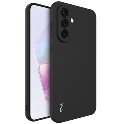 Samsung Galaxy A56 "IMAK" UC-4 kõvast silikoonist TPU must ümbris - taga | Priedai.lt