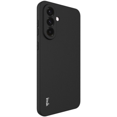 Samsung Galaxy A56 "IMAK" UC-4 kõvast silikoonist TPU must ümbris - taga | Priedai.lt