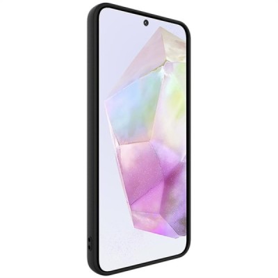 Samsung Galaxy A56 "IMAK" UC-4 kõvast silikoonist TPU must ümbris - taga | Priedai.lt