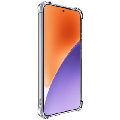 Xiaomi 15 "Imak" tugevdatud kaitse kõva silikoon TPU läbipaistev ümbris - tagakülg | Priedai.lt
