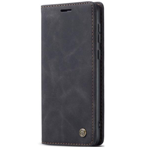 "CaseMe" Retro tahke kaaned - must (Galaxy A36)