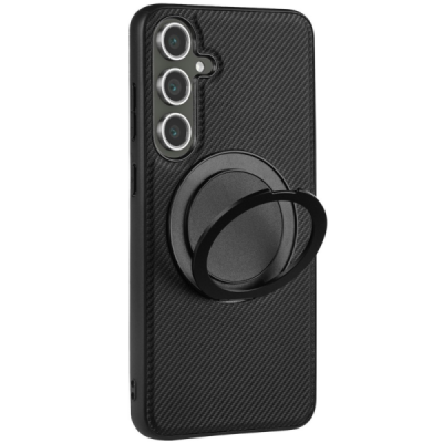 Samsung Galaxy S25+ "ViLi" TCY Carbon MagSafe Kickstand must ümbris – taga | Priedai.lt