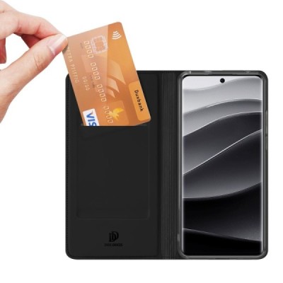 Xiaomi Redmi Note 14 Pro+ 5G "Dux Ducis" Skin nahk must kaaned - rahakott | Priedai.lt