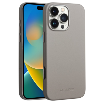 Apple iPhone 16 Pro Max "QIALINO" Slim MagSafe hall ümbris – taga | Priedai.lt