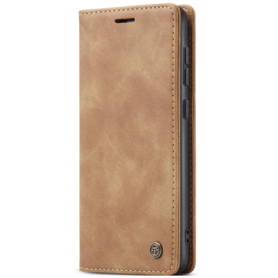 Samsung Galaxy S24 / S25 CaseMe Retro tahke nahk kaaned - Helepruun | Priedai.lt
