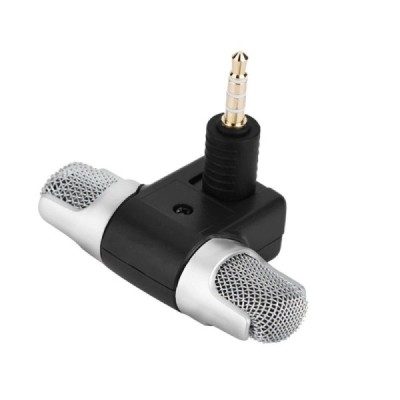"Toughman" Mini stereomikrofon - must (3.5 mm) | Priedai.LT