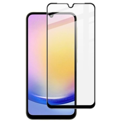 Samsung Galaxy A26 "IMAK" karastatud klaasiga tugevdatud kaitse must täiskattega kaitseklaas | Priedai.lt