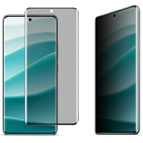 "IMAK" Tempered Glass must kaitsev ekraaniklaas 0.26 mm - privaatsus (Redmi Note 14 Pro 5G / Note 14 Pro+ 5G / Poco X7 5G)