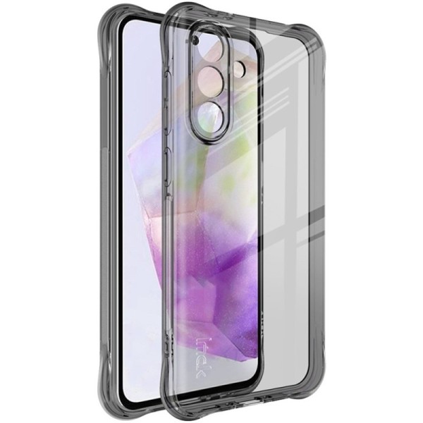 "Imak" tugevdatud turvalisus kõva silikoon (TPU) airbag ümbris - hall (Galaxy A56)