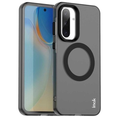 Samsung Galaxy A56 / A36 "IMAK" Candy MagSafe matt kõva silikoon (TPU) ümbris – must | Priedai.lt