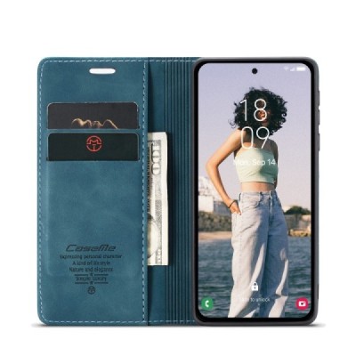 Samsung Galaxy A36 CaseMe Retro tahke nahk kaaned - roheline | Priedai.lt