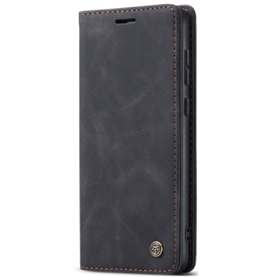 OnePlus 12 CaseMe Retro tahke nahk kaaned - must | Priedai.lt