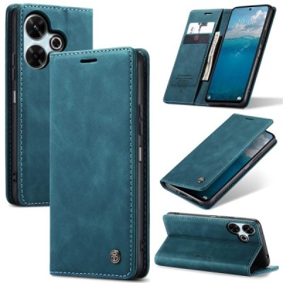 Xiaomi Redmi 13, Poco M6 4G, Redmi Note 13R 5G CaseMe Retro tahke nahk kaaned - roheline | Priedai.lt