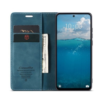 Xiaomi Redmi 13, Poco M6 4G, Redmi Note 13R 5G CaseMe Retro tahke nahk kaaned - roheline | Priedai.lt