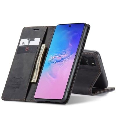 Samsung Galaxy S10 Lite CaseMe Retro tahke nahk kaaned - must | Priedai.lt