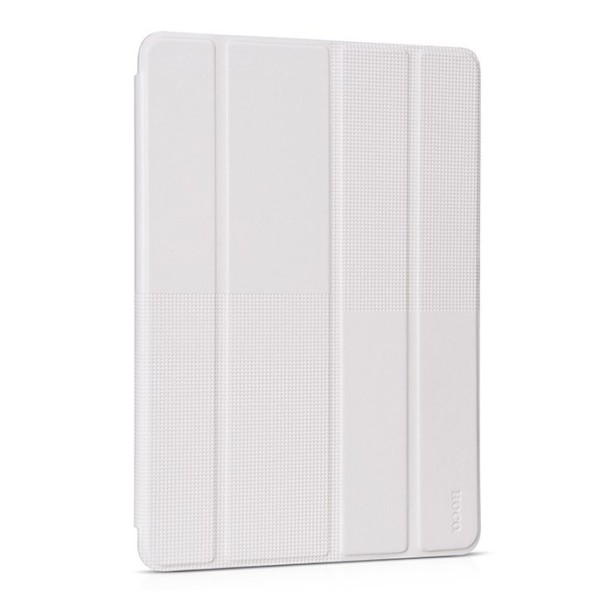„HOCO“ Crystal Fashion Pööratav Nahk kaaned - valge (iPad Air 2)