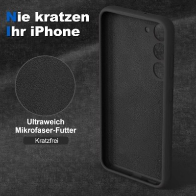Samsung Galaxy S24 "Dechen" Ring Kickstand kõva silikoon (TPU) ümbris - must | Priedai.lt