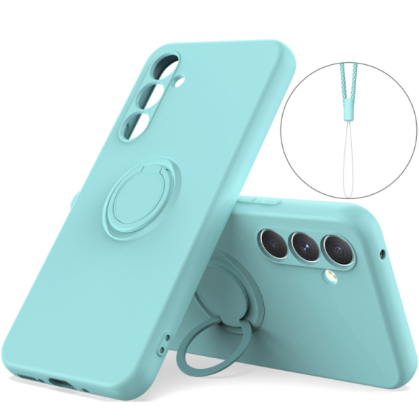 „Ring“ Kickstand (TPU) kaaned - piparmünt (Galaxy A55)