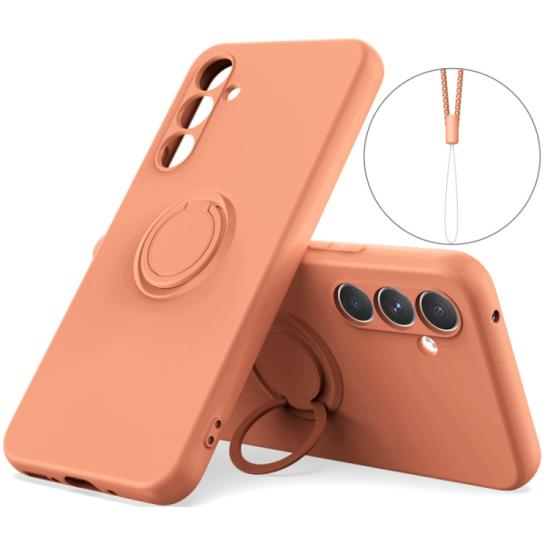 „Ring“ Kickstand (TPU) kaaned - oranž (Galaxy A55)