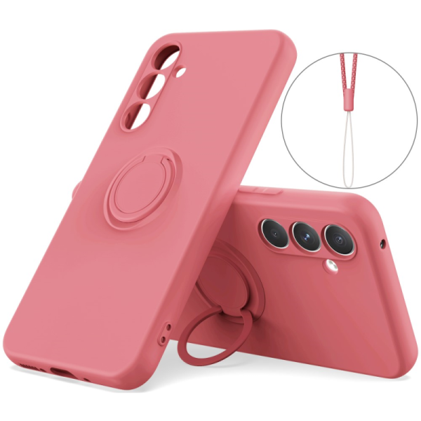 „Ring“ Kickstand (TPU) kaaned - punane (Galaxy A35)