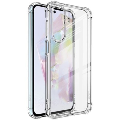 Samsung Galaxy A26 "Imak" tugevdatud kaitse kõva silikoon TPU läbipaistev ümbris - tagakülg | Priedai.lt