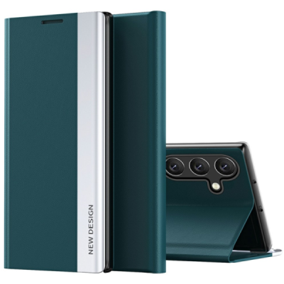 Samsung Galaxy S24 / S25 Baoshi Side Line roheline pöörake kaaned | Priedai.lt