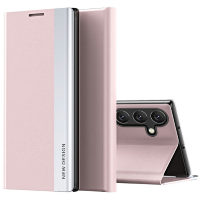 Samsung Galaxy S24+ / S25+ Baoshi Side Line roosa pöörake kaaned | Priedai.lt