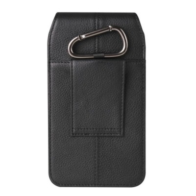 "Longshengi" Carabiner universaalne vertikaalne vööümbris - must (XXL suurus) | Priedai.lt