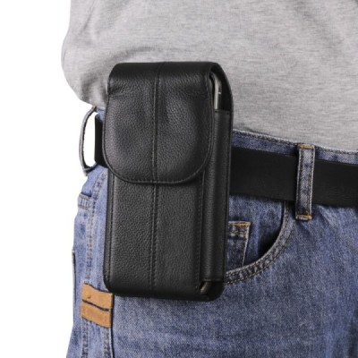 "Longshengi" Carabiner universaalne vertikaalne vööümbris - must (XXL suurus) | Priedai.lt