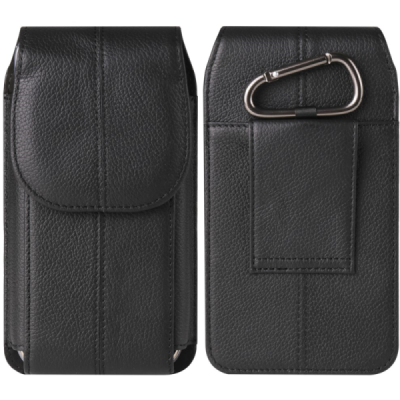"Longshengi" Carabiner universaalne vertikaalne vööümbris - must (XL suurus) | Priedai.lt