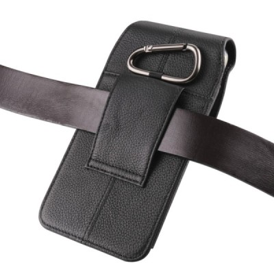 "Longshengi" Carabiner universaalne vertikaalne vööümbris - must (XL suurus) | Priedai.lt