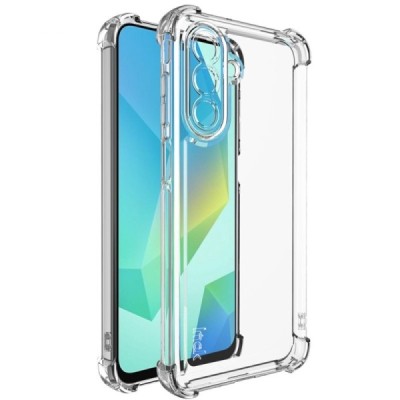 Samsung Galaxy A26 "Imak" tugevdatud kaitse kõva silikoon TPU läbipaistev ümbris - tagakülg | Priedai.lt