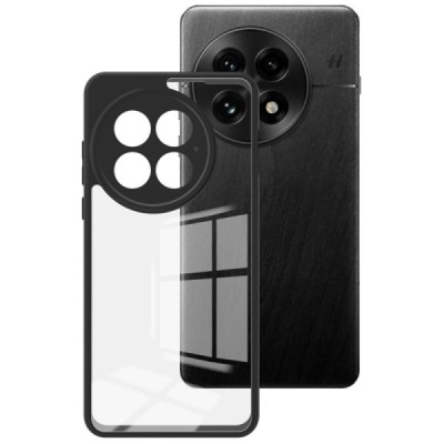 OnePlus 13 "Imak" kõva silikoonist TPU läbipaistev (servad must) ümbris | Priedai.lt