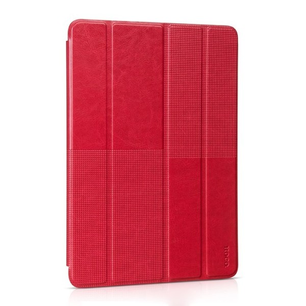 „HOCO“ Crystal Fashion Pööratav Nahk kaaned - punane (iPad Air 2)