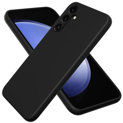 Samsung Galaxy M55 5G (C55,F55) "Shell" kõva silikoon (TPU) tagakaane must - ümbris | Priedai.lt
